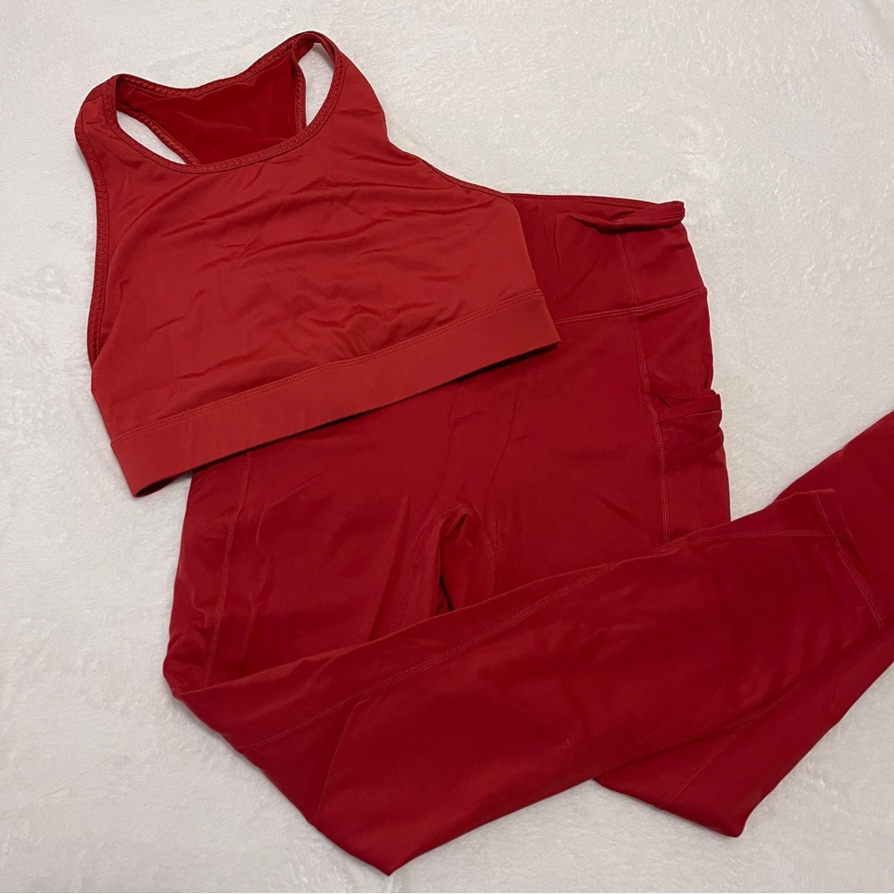 Fabletics Leggings and Sports Bra Matching Set